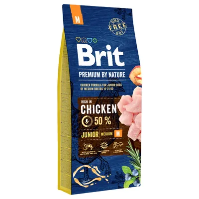 Brit Premium Junior M - Varčno pakiranje: 2 x 15 kg