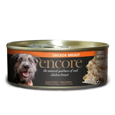Encore Dog Tin Saver Pack 48 x 156g - Chicken Breast with Rice
