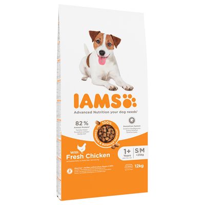 IAMS Advanced Nutrition Adult Small & Medium Dog mit Huhn 12 kg