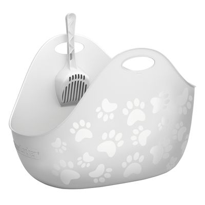 Bac à litière LitterLocker® LitterBox pour chat weiß