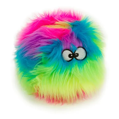 Jouet goDog® Furballz Arc en ciel pour chien - taille S : environ 12 cm de diamètre