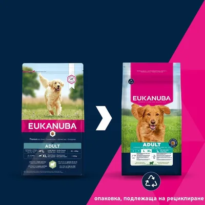 Eukanuba Premium Nutrition Adult Large & Giant Breed агнешко и ориз - 12 кг