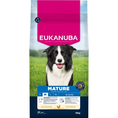 Eukanuba Thriving Mature Medium Breed Kip Hondenvoer