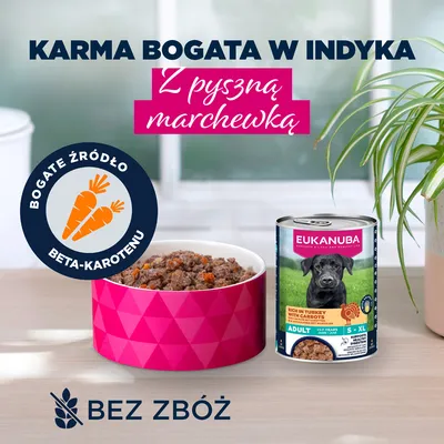 Eukanuba Adult, indyk z marchewką Eukanuba Adult, indyk z marchewką