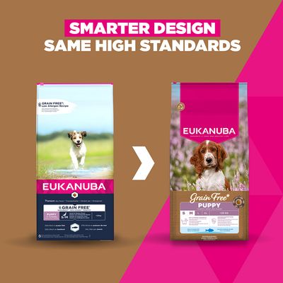 Eukanuba Grain Free Puppy Small & Medium Breed Ocean Fish