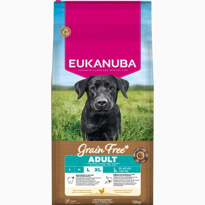 Eukanuba Grain Free Adult Large med kylling