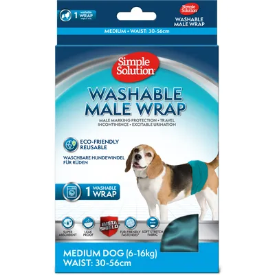 Simple Solution Washable Dog Nappy - Male - Size M, 1 Piece