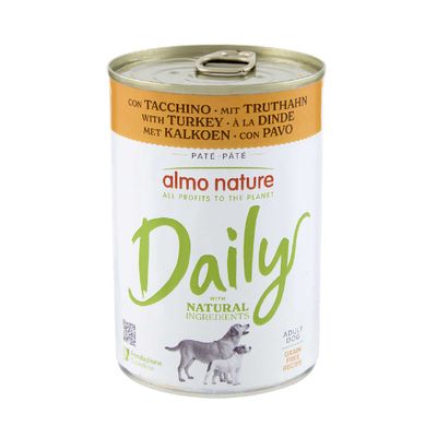 Almo Nature Daily 400 g pour chien - dinde