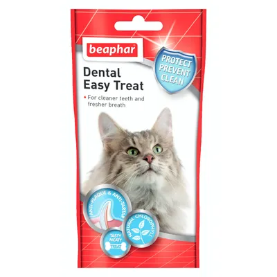 beaphar Dental Easy Treats - Saver Pack: 3 x 35g