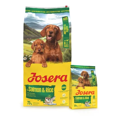 Josera Mother & Puppy z lososom in rižem - 12,5 kg