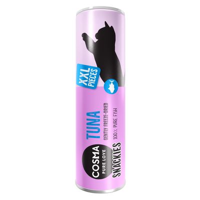 Cosma Snackies XXL, friandises lyophilisées pour chat thon, 25 g