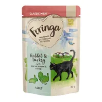 Lot mixte Feringa 24 x 85 g pour chat - lapin, dinde & argousier