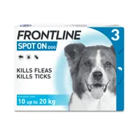 FRONTLINE® Spot On for Dogs - M (10-20kg) - 3 pipettes x 1.34ml