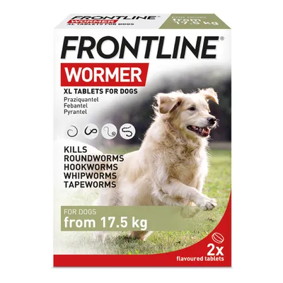 FRONTLINE® Wormer XL Tablets for Dogs - 2 tablets