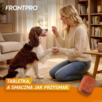 FRONTPRO® tabletki na pchły i kleszcze, dla psów od 10 do 25 kg