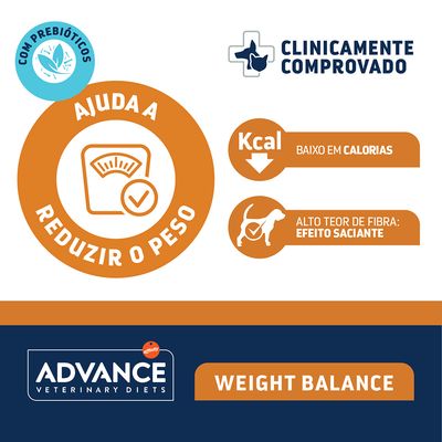 Advance Veterinary Diets Dog Weight Balance Mini comida húmida para cães - Pack económico: 16 x 150 g