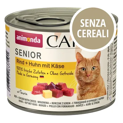 animonda Carny Senior 6 x 200 g Alimento umido per gatti