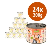 GranataPet DeliCatessen 24 x 200 g Umido per gatto - Mix 3: 6 varianti senza pesce