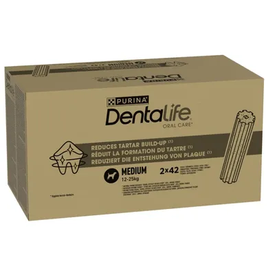 PURINA Dentalife snack napi fogápoláshoz közepes testű kutyáknak (12-25 kg) - 24 db (8 x 69 g)