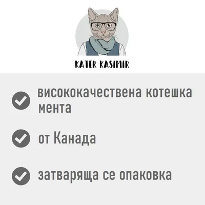 Kater Kasimir котешка мента - 60 г