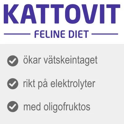 Kattovit Feline Diet: ökar vätskeintaget, rikt på elektrolyter, med oligofruktos