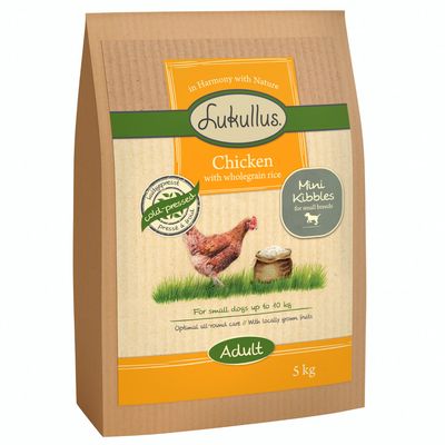 Lukullus Mini pollo con arroz integral 5 kg