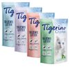 Multipack risparmio! 6 x 5 L Lettiere Tigerino Crystals 4 varianti: 2 x Sensitive, 1 x Profumo di fiori, 2 x Lavanda, 1 x Aloe vera (c.a 13,2 kg)