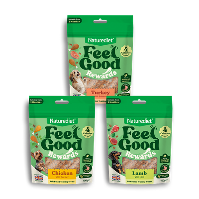 Naturediet Feel Good Soft Baked Training Treats - Mixed Pack - 8 x 100g