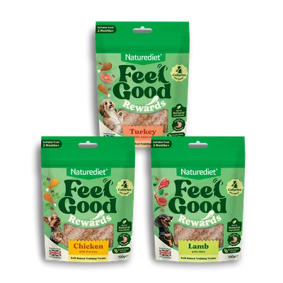 Naturediet Feel Good Soft Baked Training Treats - Mixed Pack - 8 x 100g