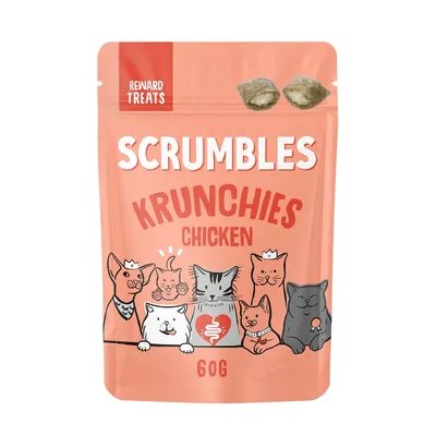 Scrumbles Chicken Krunchies Reward Treats - 60g Scrumbles Chicken Krunchies Reward Treats - 60g
