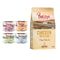 Purizon Kombi-Paket: 24 x 200 g Nassfutter + 2,5 kg Trockenfutter Mix 4 Sorten + Original Huhn mit Fisch