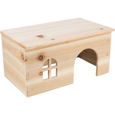 TRIXIE Haus nagelfrei aus Holz für Zwergkaninchen 1 Stück