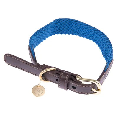Nomad Tales Bloom -kaulapanta, sapphire  - S-koko: kaulanympärys 36 - 40 cm, L 25 mm