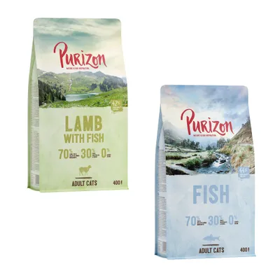 Purizon vegyes próbacsomag 2 x 400 g - Bárány & hal + hal (új recept)