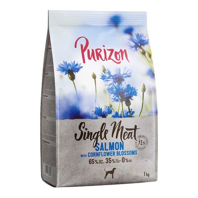 Purizon Single Meat Adult Lachs mit Spinat und Kornblumenblüten 1 kg
