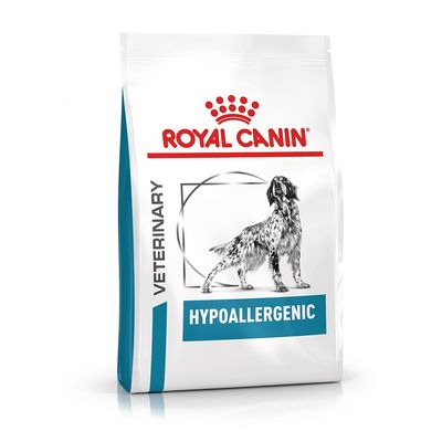 Royal Canin Vet Hypoallergenic + 3 x 230 g Hypoallergenic Snacks grátis!