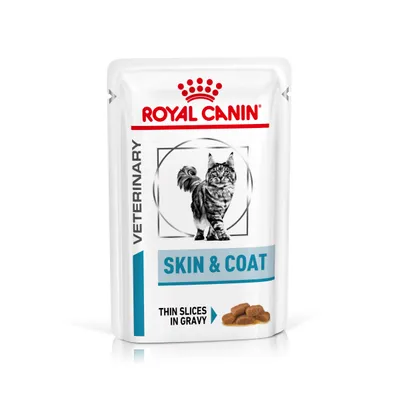  Royal Canin Veterinary Skin & Coat en sauce - lot % : 24 x 85 g