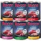 Rocco Classic Probiermix 6 x 800 g Mix 2: Rind mit Huhn,  Pute, Geflügelherzen, Kalbsherzen, Ente, pur