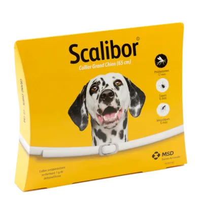 Scalibor® Collier antiparasitaire - 2 colliers grand chien, 65 cm