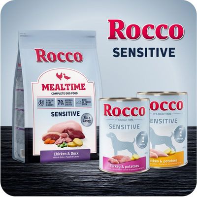 Rocco Mealtime Sensitive - Kalkun & Kylling