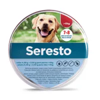 Seresto collar antiparasitario para perros grandes y pequeños - 2 x 70 cm: perros de más de 8 kg