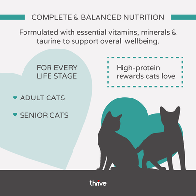 thrive Complete Fish Selection 6 x 75g - cat wet food - Tuna with Shrimp & Squid