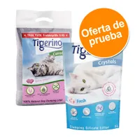 Tigerino aglomerante: Canada + Fresh - Pack de prueba ¡con gran descuento! - Canada 6 kg + Crystals Fresh 5 l