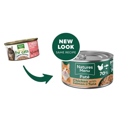 Natures Menu Pâté Cans Adult - Chicken with Salmon & Tuna - 18 x 85g
