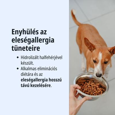 A táplálékallergia tüneteinek enyhítése, hidrolizált halfehérjéből készült, alkalmas eliminációs diétára és hosszú távú kezelésre.