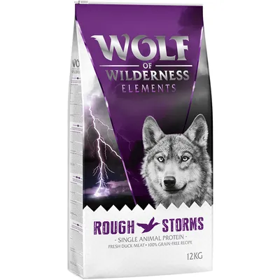 Wolf of Wilderness Elements Rough Storms, μονοπρωτεϊνική ζωική πηγή, φρέσκο κρέας πάπιας, 100% χωρίς δημητριακά, 12kg.