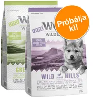 Little Wolf of Wilderness Junior - vegyes próbacsomag 2 x 1 kg - Mix III: Soft csirke & bárány