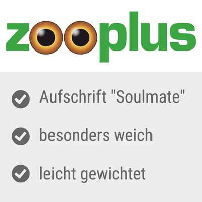 Zooplus. Надпись «Soulmate», особенно мягкий, легкий.