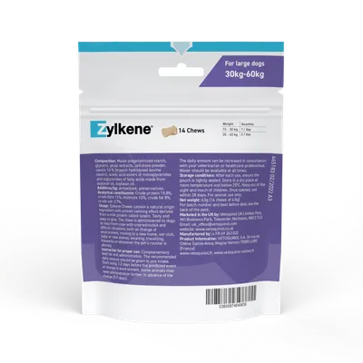 Zylkene Calming Chews for Large Dogs 30 - 60 kg - 14 Chews