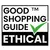 Good Shopping Guide Ethical with a green tick, indicating ethical certification.